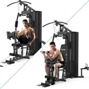 Multi-Function Home Gym Machine – Strength Training Equipment for Chest, Waist & Core with Adjustable Design