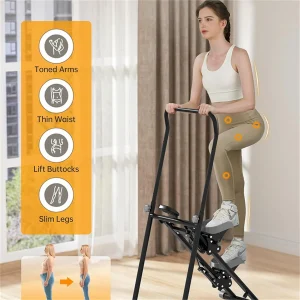 Multifunctional Stepper & Waist Trainer – Compact Home Cardio Machine