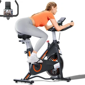 Professional Indoor Cycling Bike with Adjustable Resistance – Smooth, Quiet & Stable Cardio Trainer