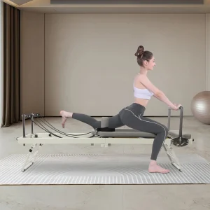 Foldable Pilates Reformer Machine – Home Yoga & Strength Training Studio