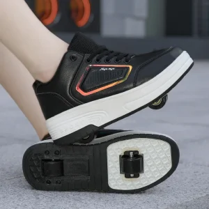 Kids’ Heely-Style Roller Shoes – Two-Wheel Skating Sneakers for Boys & Girls